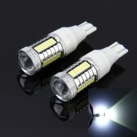 2ชิ้น T15 10W 650 LM 6000K ไฟสำรองแสงกวาดล้างรถยนต์พร้อมหลอดไฟ1หลอดและโคมไฟ LED 32 SMD-4014 DC 12V