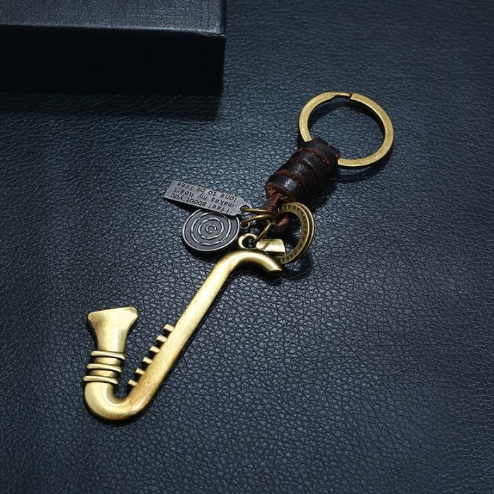 vintage-musical-instruments-car-key-chain-pendant-music-lovers-couple-keychain-bags-saxophone-key-ring-tags-gifts