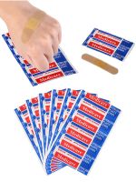 100pcs/set Bandage Emergency First Aid Bandage Plaster Non-woven Fabric Waterproof Breathable Sterile Wound Paste Medic Band Aid