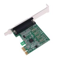 ☸ Parallel Port DB25 25Pin PCIE Riser Card LPT Printer to PCI-E Express Cards Converter AX99100 QW