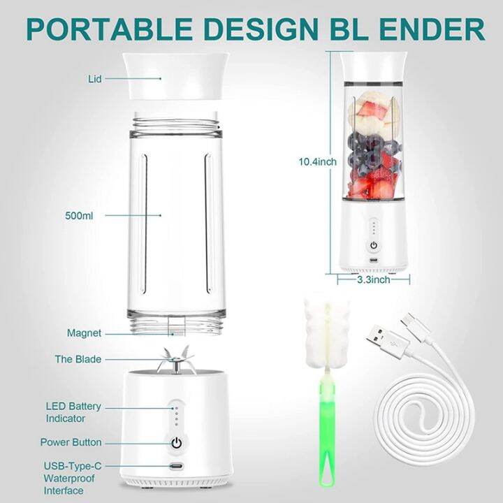 portable-blender-usb-rechargeable-for-shakes-and-smoothies