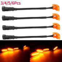 12V LED Grille Light Universal รถสีเหลือง LED Grill Light โคมไฟ Eagle Eye สำหรับ Off Road Trunk SUV