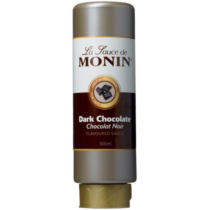 Monin Dark Chocolate Sauce โมนิน ซอส ดาร์คช็อคโกแลต ไซรัป 500Ml ...
