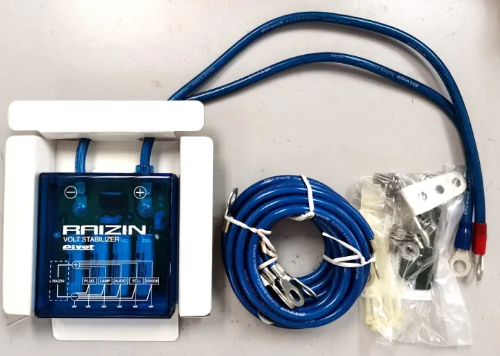 PIVOT RAIZIN VOLTAGE STABILIZER WITH 5 PCS GROUND CABLES VSE Lazada