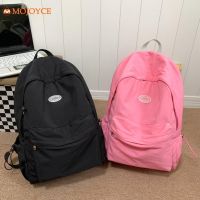 Unisex Student College Bookbag Fashion Waterproof Rucksack for Teen Boys Girls Daily Sports Knapsack Solid Color School Backpack 【AUG】