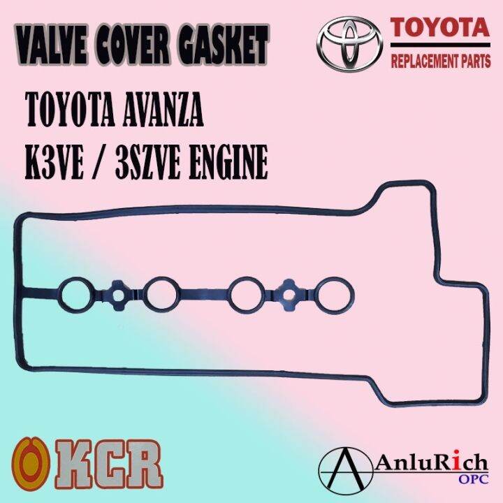 [100 Original] Valve Cover Gasket for Toyota Avanza K3VE / 3SZVE Engine 11213BZ010 KCR Lazada PH