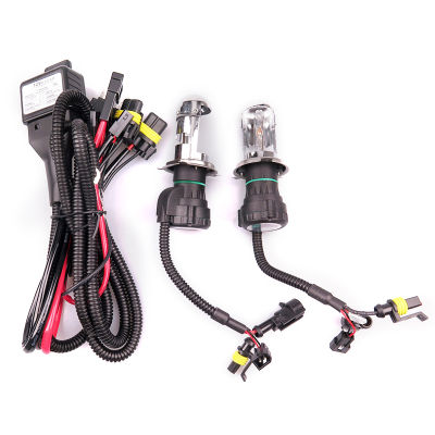 【ซินซู💥】2ชิ้น55W H4 HID Bi-Xenon HI/ชุดแปลงหลอดไฟหน้าต่ำ3000-12000K