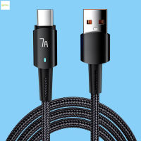 การชาร์จเร็วแบบสายชาร์จ Type C USB แบบถัก A To Type C สายชาร์จสำหรับการชาร์จโทรศัพท์มือถืออย่างรวดเร็ว