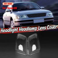 Pair Left+Right for B5 Car Headlight Lens Cover Headlamp Lampshade Front Light Shell Cover