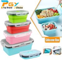 Collapsible Silicone Food Container Portable Bento Lunch Box Microware Home Kitchen Outdoor Food Storage Containers Box