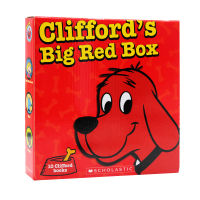 A set of 10 original English picture books Clifford‘S the big red dog box American primary school book list enlightenment reading emotion enlightenment beam interesting picture book friendship establishment life common sense