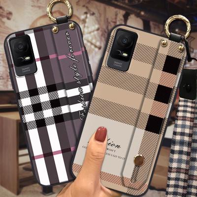 cute armor case Phone Case For TCL Ion X protective Wristband Fashion Design Shockproof Anti-dust Durable Plaid texture