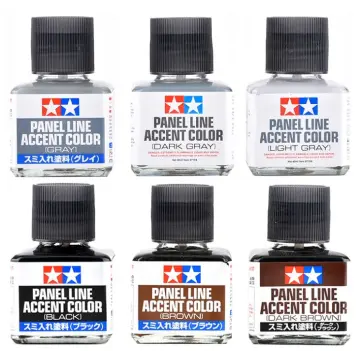 Tamiya – Panel Line Accent Color 40ml – Black – Enamel Paint – X