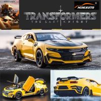 lMINIAUTO 1:32 Transformers 5 Chevrolet Camaro Diecast Car Model Gift Toy