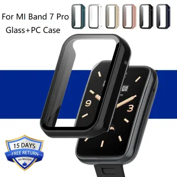 For Xiaomi Mi Band 7 Pro PC+Tempered Glass Full Cover Slim Screen Protector  Case