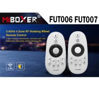 Miboxer FUT006 FUT007 2.4GHz 4 Zone Rotating Wheel/Button Remote Touch RF Wireless CCT Remote Control LED Strip Controller