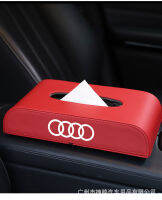 1Pc รถที่ใส่ทิชชู่กล่องถ้วยกระดาษ Organizer อุปกรณ์ตกแต่งภายในสำหรับ Audi A3 Sline A4 C5 B8 B7 C6 Q5 Q7 A3 B6 A6 C6 8P A7 Q3หมวกกีฬาแต่งรถ