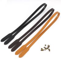 2PCS Bag Belt Detachable PU Leather Handle Lady Shoulder Bag Plain Weave Handle Strap Band DIY Replacement Bag Accessories 72cm