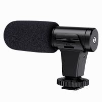 Shot Microphone Super-Cardioid Directivity Mic สำหรับการบันทึกวิดีโอสัมภาษณ์ลดเสียงรบกวนอัจฉริยะสำหรับกล้องศัพท์มือถือ