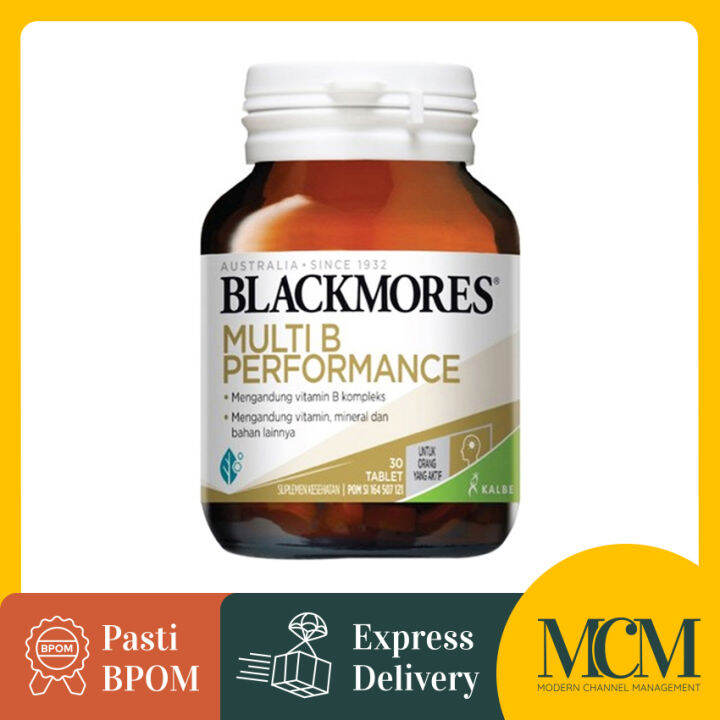 Blackmores Multi B Performance - 30 Tablet - Obat Anti Stres | Lazada ...