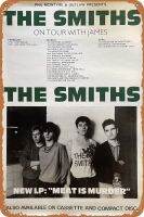 วินเทจ The Smiths ทัวร์โลหะป้ายดีบุกเนื้อคือการฆาตกรรมเพลงย้อนยุคโปสเตอร์โลหะบ้านภาพตกแต่งผนังผับบาร์8X12นิ้ว