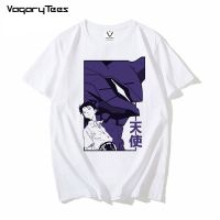 T-shirt เสื้อยืดลําลอง พิมพ์ลายการ์ตูนอนิเมะ otaku shinji Nigauki And Asuka Langley Soryu สไตล์สตรีท สําหรับผู้ชาย และผ  IVS9