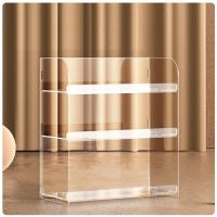 Transparent Acrylic Cosmetic Perfume Storage Box Advanced Desktop Home Dust-proof Lipstick Rack Hand-made Display Box