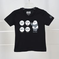 DOSH KIDS UNISEX T-SHIRTS WE BARE BEARS เสื้อยืดคอกลม แขนสั้น เด็กชาย-หญิง 9DBBBT5011-BL