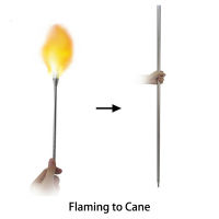 Torch To Magic Cane Stage Magic Prop Fire Magic Tricks Comedy Magic Show Fire Magie Flaming To Magic Wand