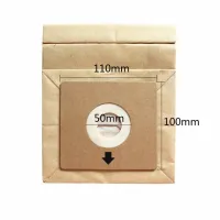 nm-Disposable Universal Vacuum Cleaner Bags 2 Layer Filtering 100*110mm Paper Dust Replacement Bag Z1550 Z2332 Vacuum Cleaner Parts