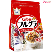 Ngũ cốc Calbee 750g Vị Trái Cây Tổng Hợp Đỏ-Nhật Bản SHOP BABY A CẨM