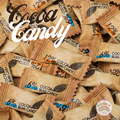 [พร้อมส่ง!] ลูกอม โกโก้ ลูกอมโกโก้อัดเม็ด cocoa bean candy (1เม็ด/1กรัม ) จำนวน 50-100 ชิ้น สามารถเลือกความเข้มของโกโก้ได้