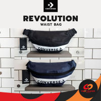 CONVERSE Revolution Waist Bag กระเป๋าคาดอก กระเป๋าคาดเอว กระเป๋าคอนเวิร์ส แท้ (สีดำ/สีกรม)