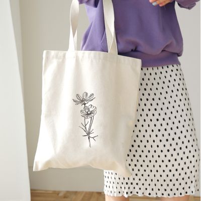 【CW】 2020 Print Student Shoulder Tote Handbag Shopping Large Capacity Canvas bags Literary