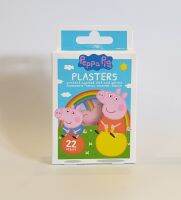 พลาสเตอร์ปิดแผล Peppa Pig Plasters for kids (กล่องมี 22 ชิ้น)