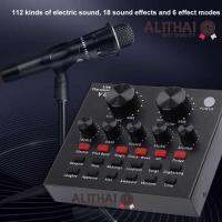 Eco V8 Audio USB Headset Microphone Webcast Live Sound Card for Phone Computer