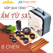 Bộ Ấm Chén Uống Trà Tử Sa 6 Chén, 12 Món