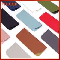 MUBAI แฟชั่น แว่นตากันแดด หนัง PU นุ่ม กระเป๋าใส่แว่นอ่านหนังสือ แขนแว่นตา เคสแว่นตา แว่นตาป้องกัน