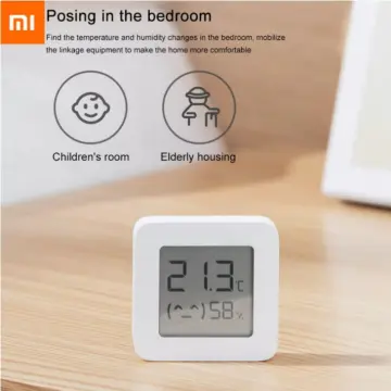 XIAOMI Mijia Smart Bluetooth Thermometer 3 Big LCD Wireless Electric  Digital Hygrometer Temperature and Humidity 3 For Mijia APP