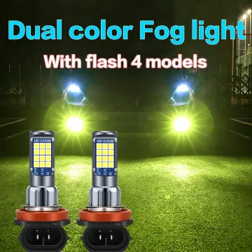 H3 Led Bulb Super Bright Car Fog Lights Dc 12v 6000k Running Light Fog Lamp