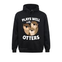 Plays Well With Shirt Funny Pun Gift Hoodies Prevalent Design Long Sleeve Boy Sweatshirts Clothes Size Xxs-4Xl