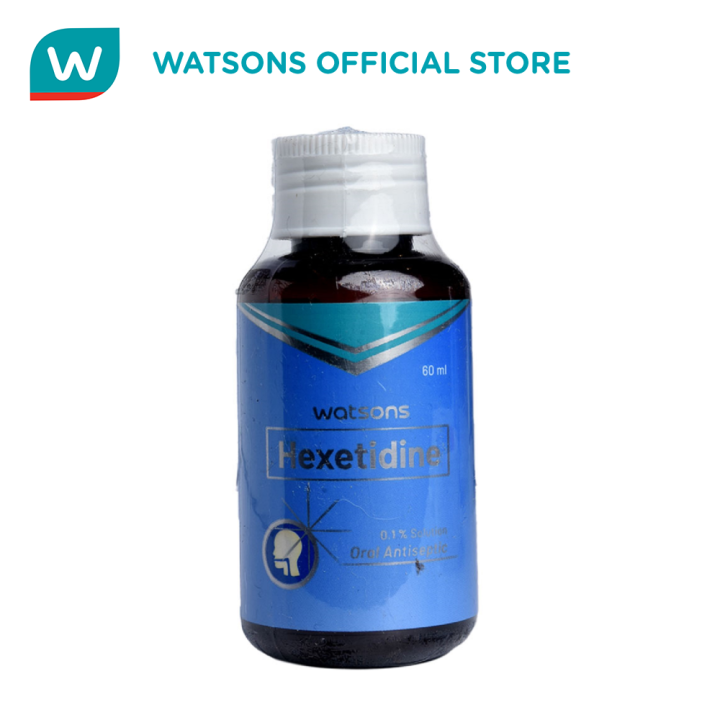 WATSONS Hexetidine Oral Antiseptic Mouthwash 60ml | Lazada PH