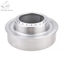 NEW Round Alcoho-stove Burner Portable Mini Stainless Steel Outdoor Camping Hiking Backpacking Cooking Stove