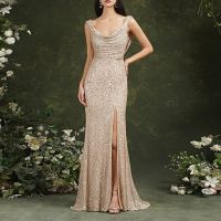 【HOT】◎❣▤ Sequined Evening 2023 New Spaghetti Female Prom Dresses