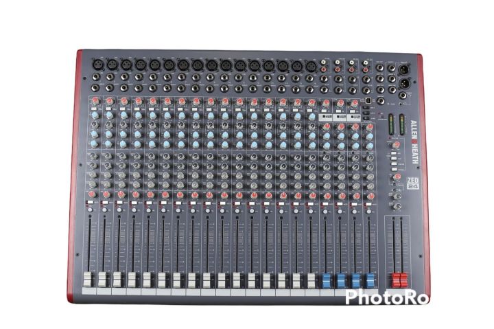 มิกซ์เซอร์-allen-amp-heath-zed-24-24-channel-mixer-with-usb-interface-เสียงดีมาก-16-mic-line-mono-inputs-4-stereo-usb-mp3-player-3-band-eq-with-3-band-eq-zed-24