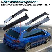 หน้าต่างด้านหลังสปอยเลอร์ด้านข้างครีบหางดิฟฟิวเซอร์สำหรับ VW Golf 7 R Variant Wagen 2014 2015 2016 2017ตกแต่งอุปกรณ์เสริมรถยนต์เสาอากาศ