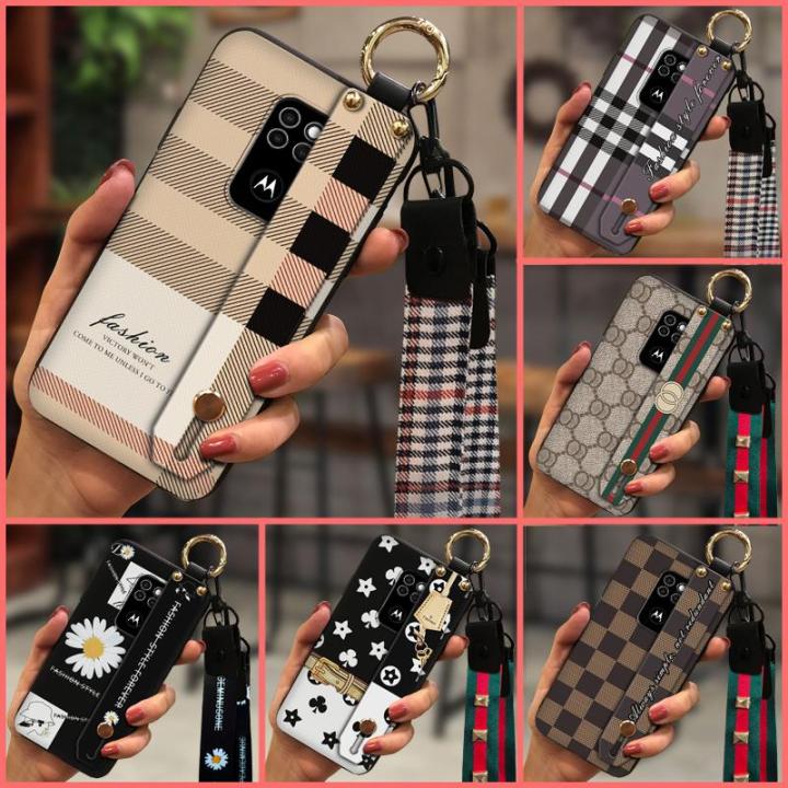 dirt-resistant-phone-holder-phone-case-for-moto-defy-2021-simple-classic-anti-knock-soft-lanyard-anti-dust-soft-case