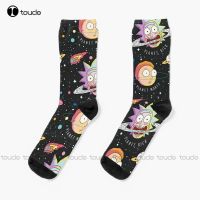 【Sock shop】ใหม่ Rick Planets ถุงเท้าวิ่งถุงเท้าสตรีส่วนบุคคลที่กำหนดเอง U Nisex ผู้ใหญ่ถุงเท้าความนิยมของขวัญ