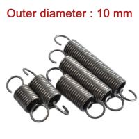 【LZ】 1Pcs Extension Tension Expansion Spring Hook Springs Steel Spring Wire Dia 1.2mm Outer Dia 10mm Various Lengths 30mm-300mm