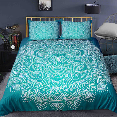 Bohemian 23pcs Boho Mandala Bedding Set Twin Queen King Size Comforter Duvet Quilt Cover and Pillowcase Soft Bedclothes